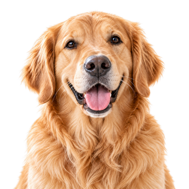 Happy dog ready for an everyday adventure